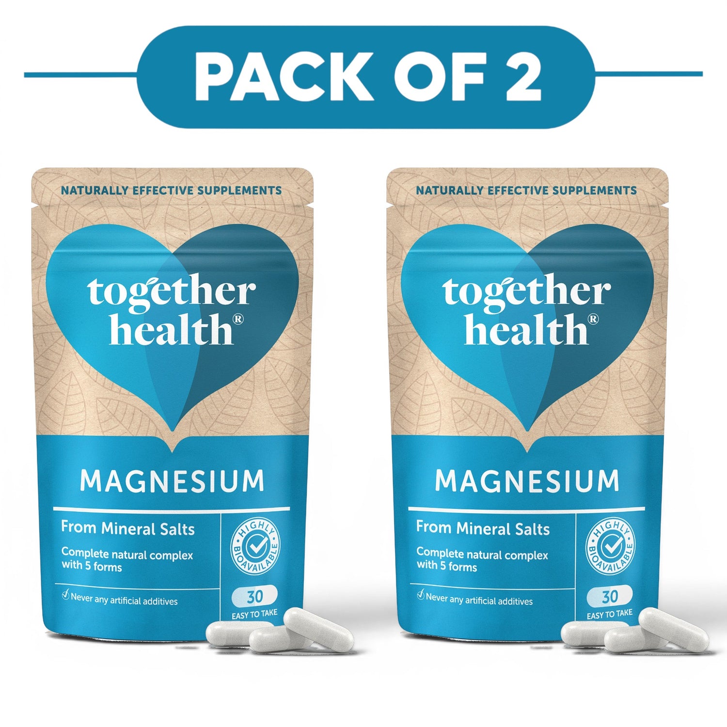 Together Health Magnesium 5 Forms Mineral Salts 30 Capsules Pack of 2