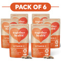 Together Health Vitamin C Made with Citrus Fruits 30 Capsules Pack of 6