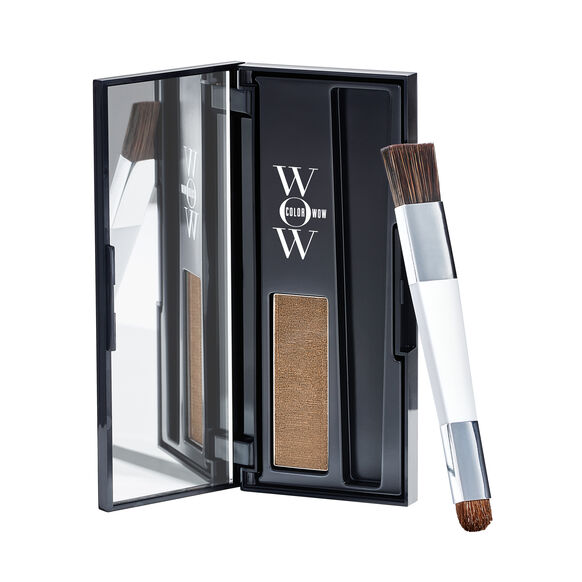 Color Wow Root Cover Up Hair Powder Light Brown, compact hair touch-up powder, Light Brown shade, 2.1g