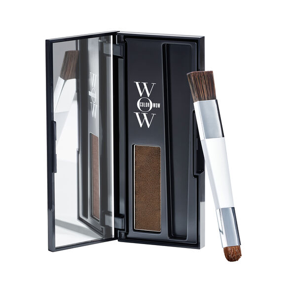 Color Wow Root Cover Up Powder Medium Brown, compact hair touch-up powder, Medium Brown shade, 2.1g