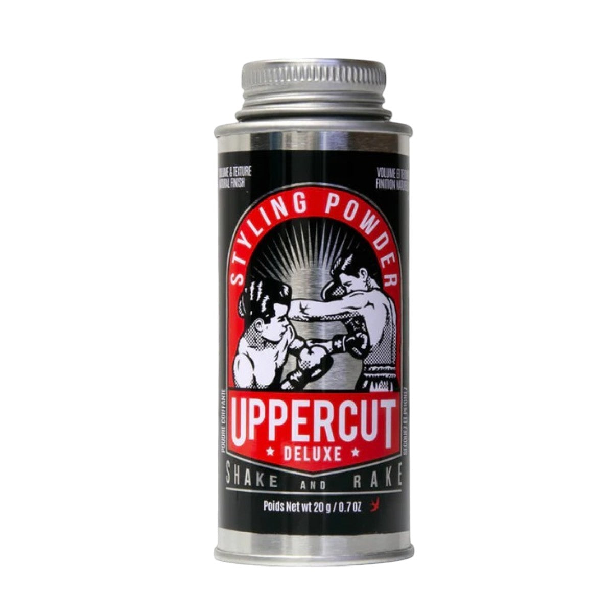 Uppercut Deluxe Hair Styling Powder 20g bottle matte texture styling product packaging
