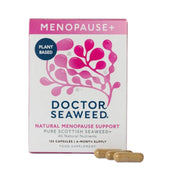 Doctor Seaweed Menopause+ Natural Menopause Support 120 vegan capsules box