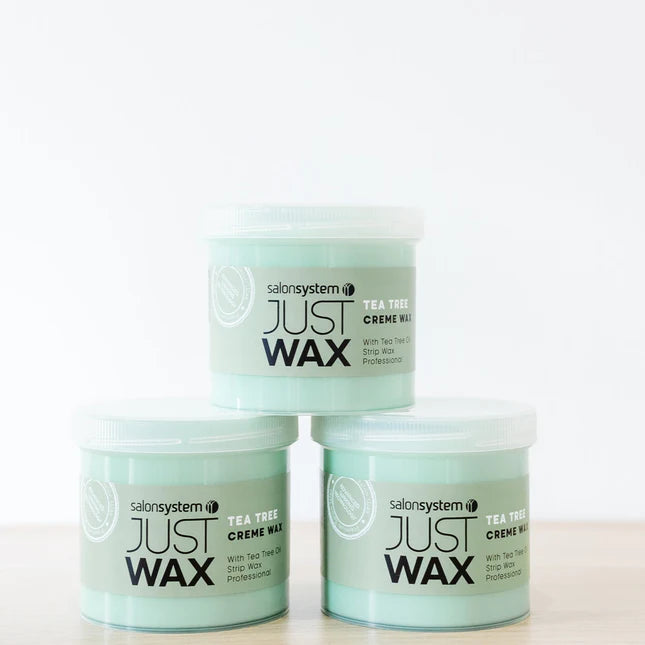 Salon System Just Wax Tea Tree Cream Hair Removal Wax - 450g