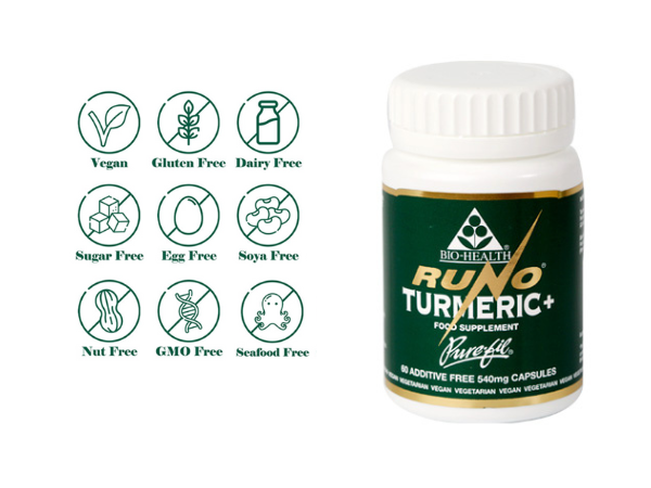 Bio-Health Runo Turmeric+ Capsules - 60 Count