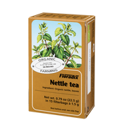 Floradix Organic Nettle Herbal Tea box, 15 teabags.