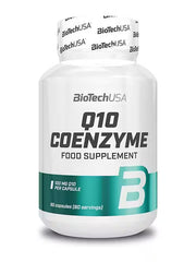 BiotechUSA Coenzyme Q10 100mg bottle, 60 capsules.