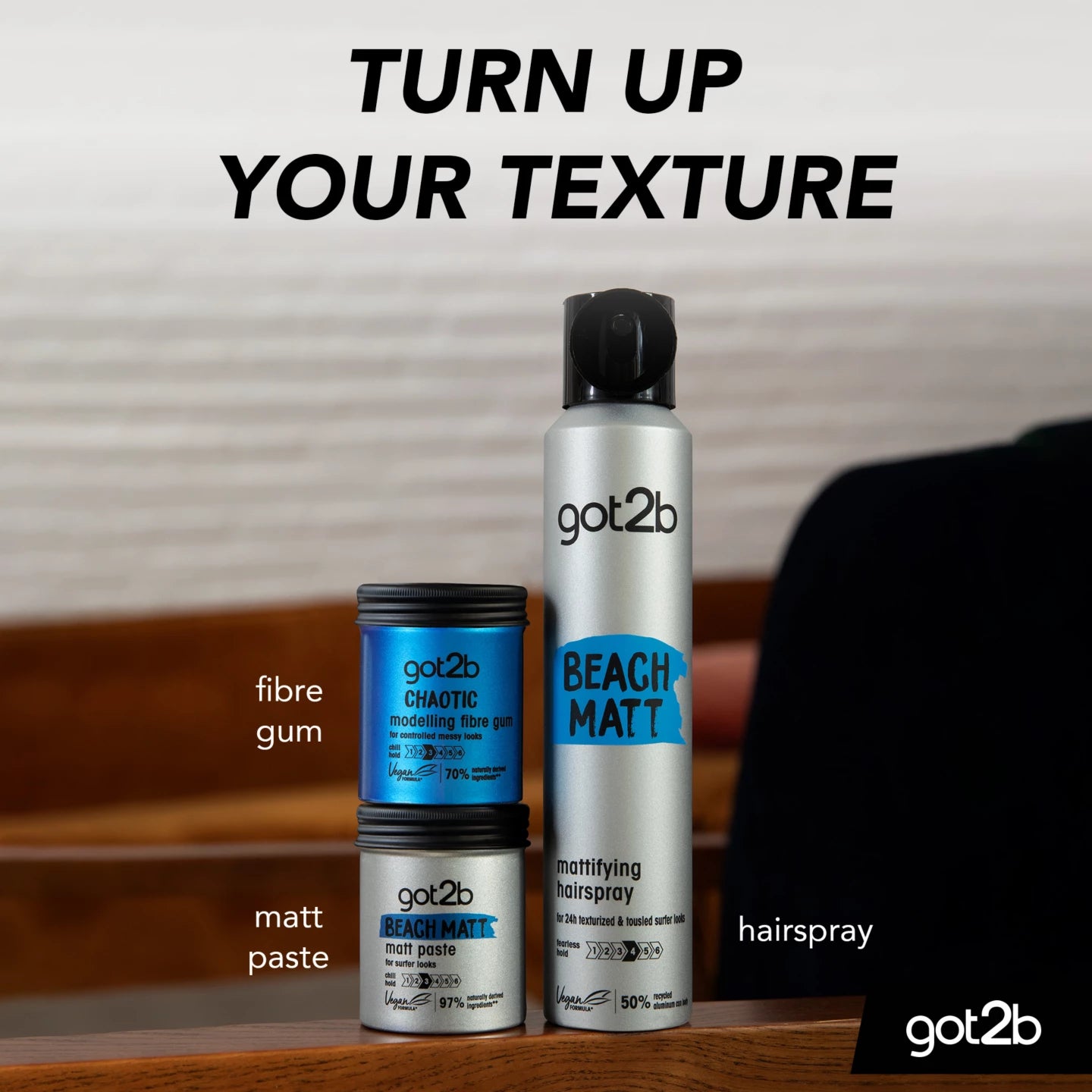 got2b Beach Matt Paste Hold 3 100ml & other variants