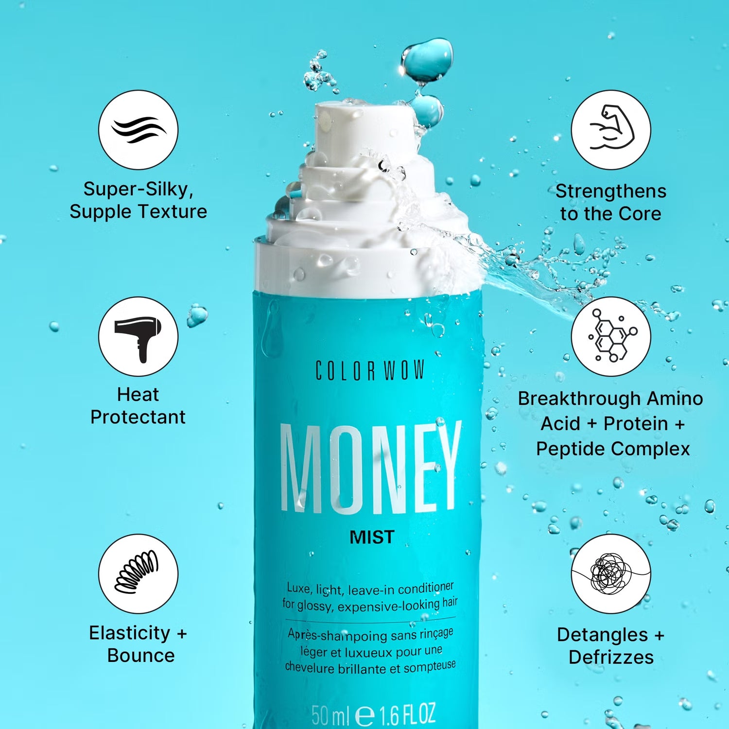 Color Wow Money Mist - Luxe, Light & Leave-In Conditioner - 50ml
