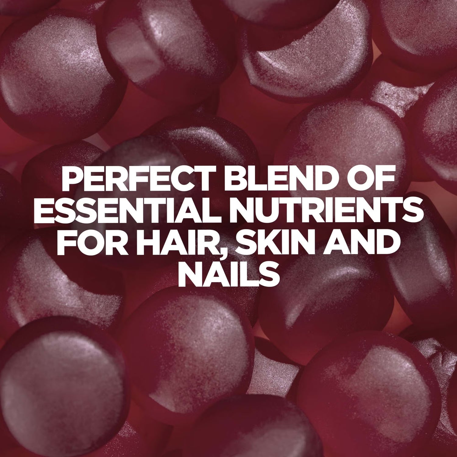 Myvitamins Hair Skin & Nails Supplement Gummies, Blueberry - 120 Count