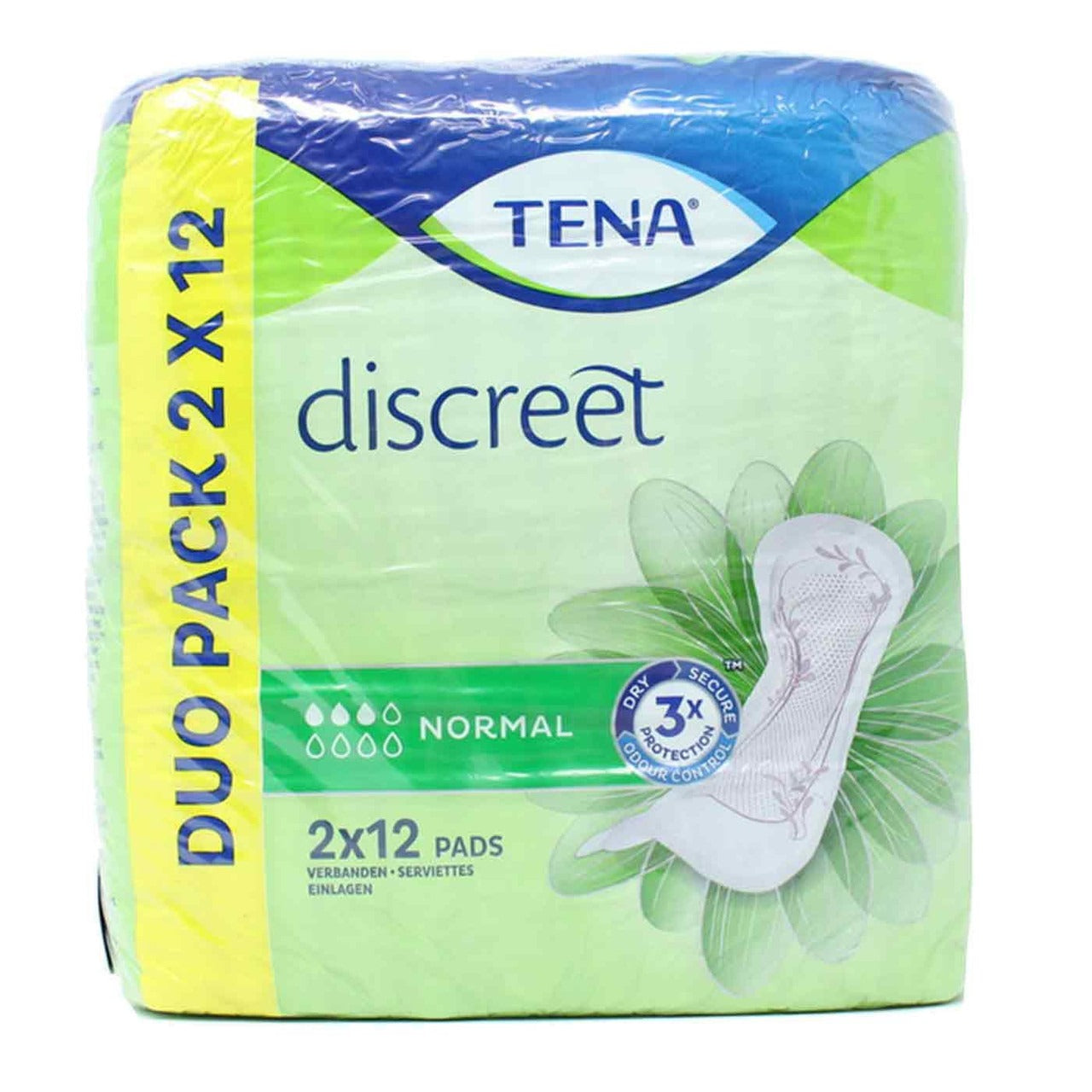 Tena Lady Discreet Normal Pads Duo Pack - 2 x 24