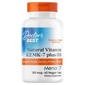 Doctor's Best Vitamina K2 Naturale MK-7 più D3 – 180mcg, 60 Capsule Vegetali