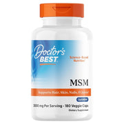 Doctor's Best MSM with OptiMSM 1000mg 180 Capsules