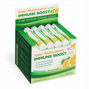 Front image: Swedish Nutra Super Multivitamin Liquid Shots orange flavour box 30 x 25ml bottles