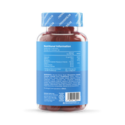 Novomins Joint Gummies Raspberry 60 Count ingredients nutritional label with barcode