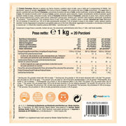 Supplement Facts Image: Weider pancake mix ingredients protein oat flour 1kg & barcode packaging