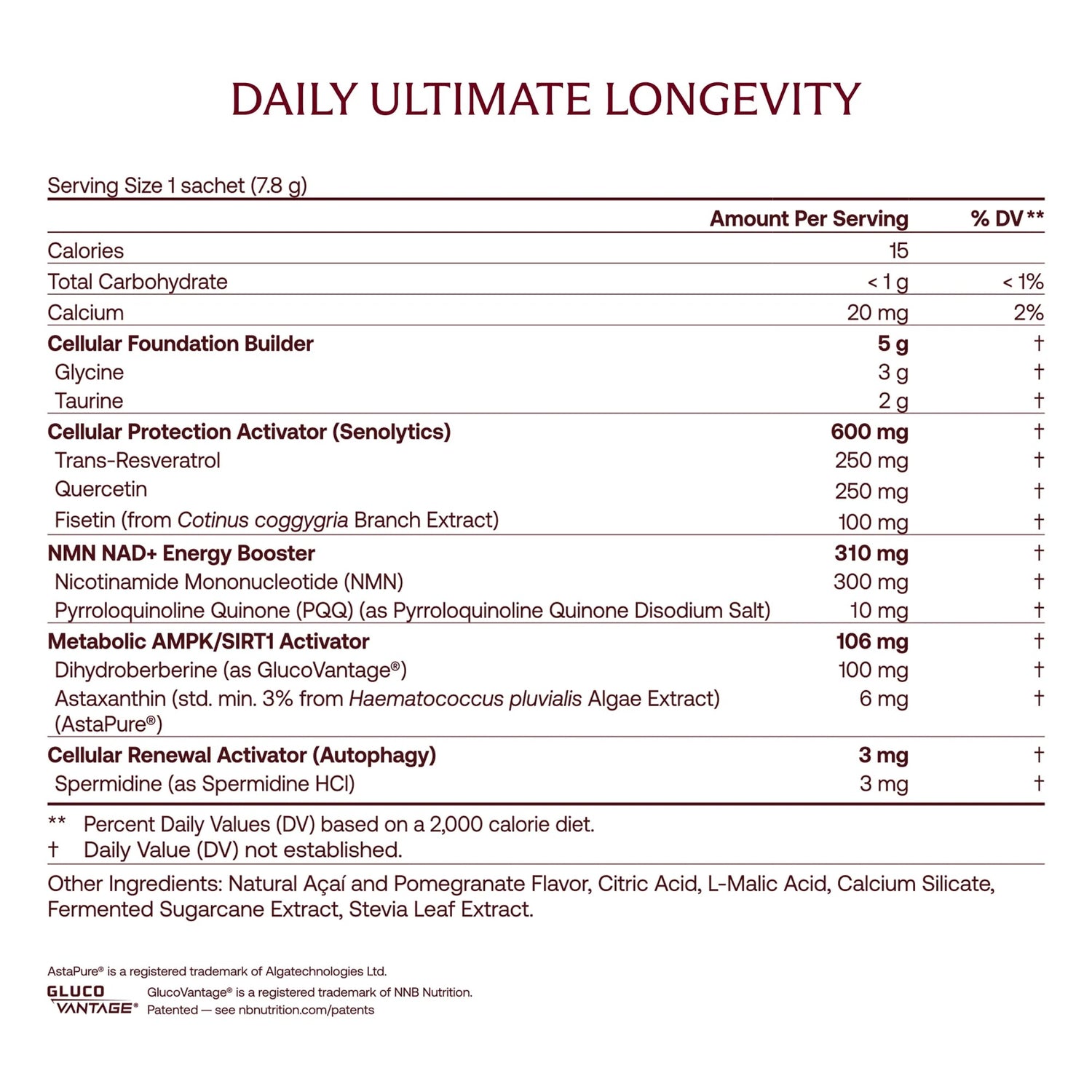IM8 Daily Ultimate Longevity Acai Berry Pomegranate Starter Kit