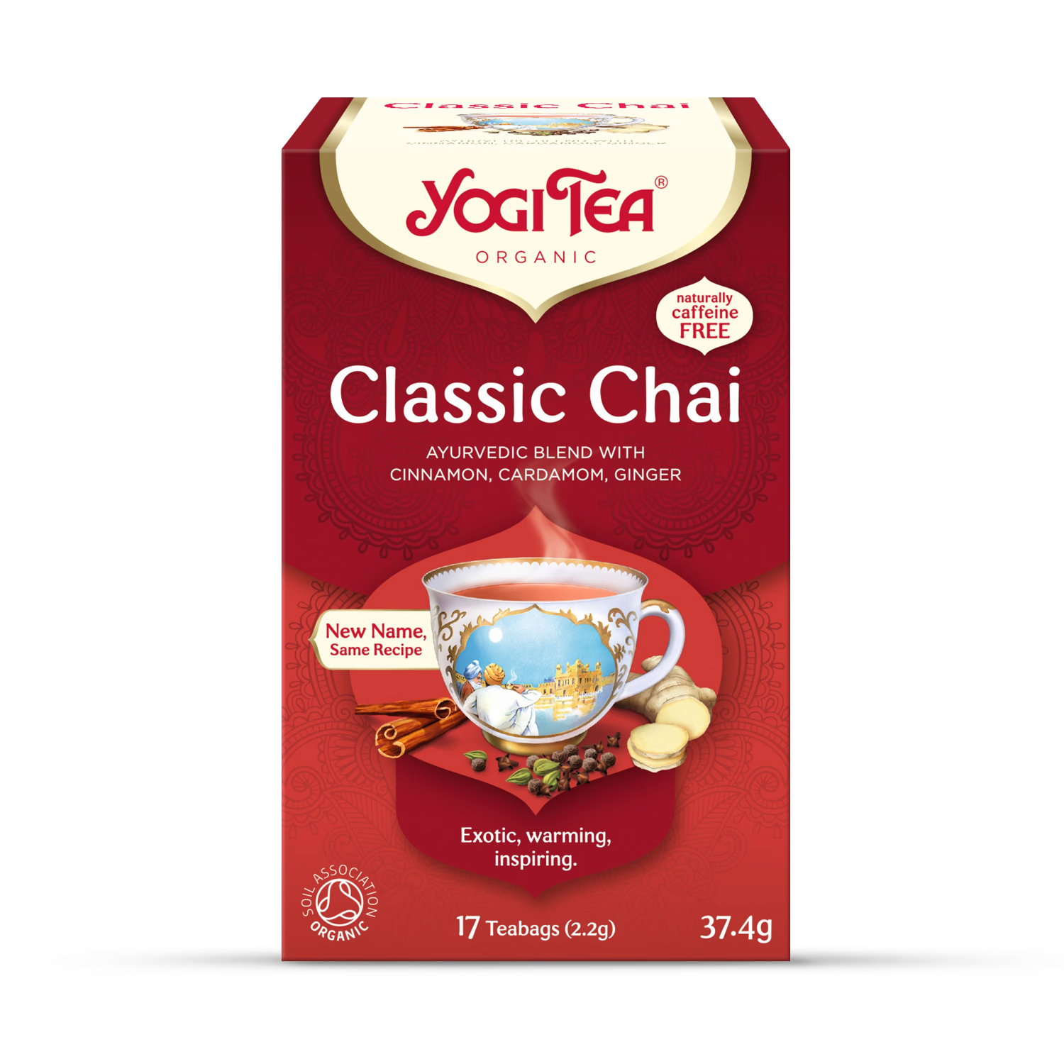Yogi Tea Organic Classic Chai Herbal Tea 17 Teabags 37.4g