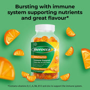 Berocca Immuno Multivitamins Orange Flavour Gummies 60 Count