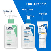 CeraVe Foaming Cleanser Normal to Oily Skin 236ml routine