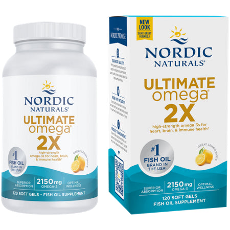 Nordic Naturals Ultimate Omega 2X - 2150mg Omega-3 Softgel al Limone