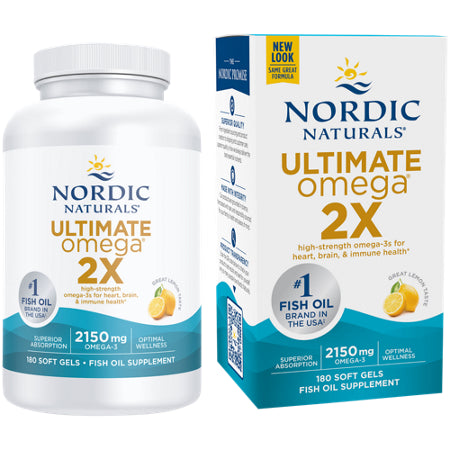 Nordic Naturals Ultimate Omega 2X - 2150mg Omega-3 Softgel al Limone