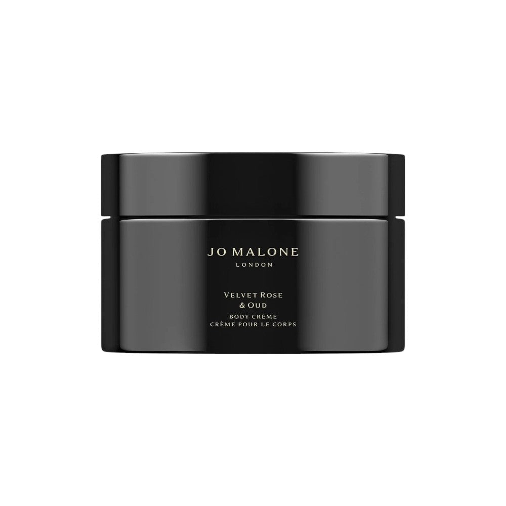 Jo Malone London Velvet Rose & Oud Body Crème, jar packaging, Velvet Rose & Oud fragrance, 200ml