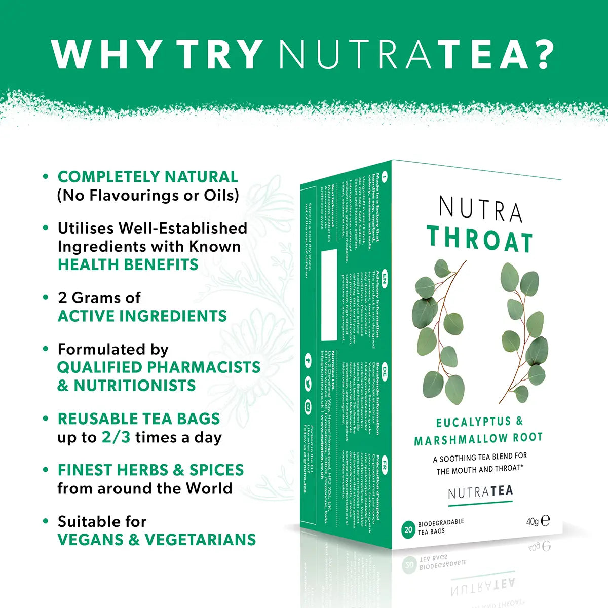Nutra Throat with Eucalyptus & Marshmallow Root