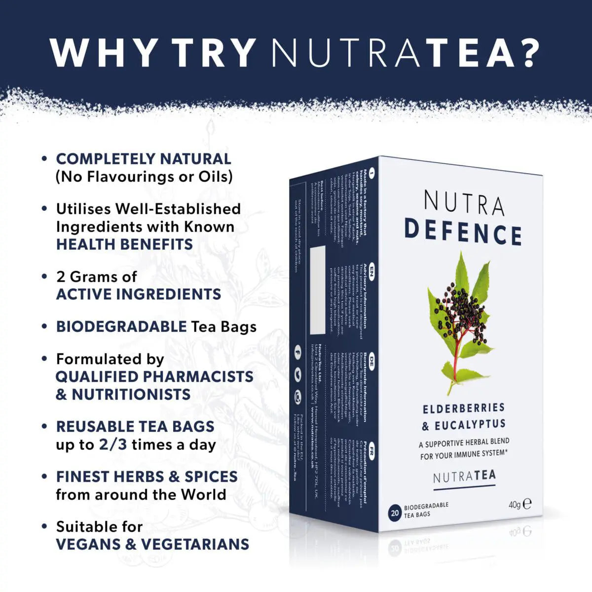 NutraDefence - Immunity Tea for Cold & Flu