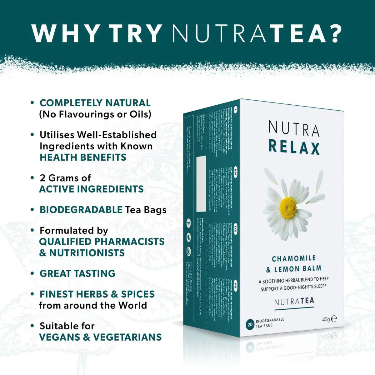 Nutra Relax - Calming Tea for Anxiety & Sleep