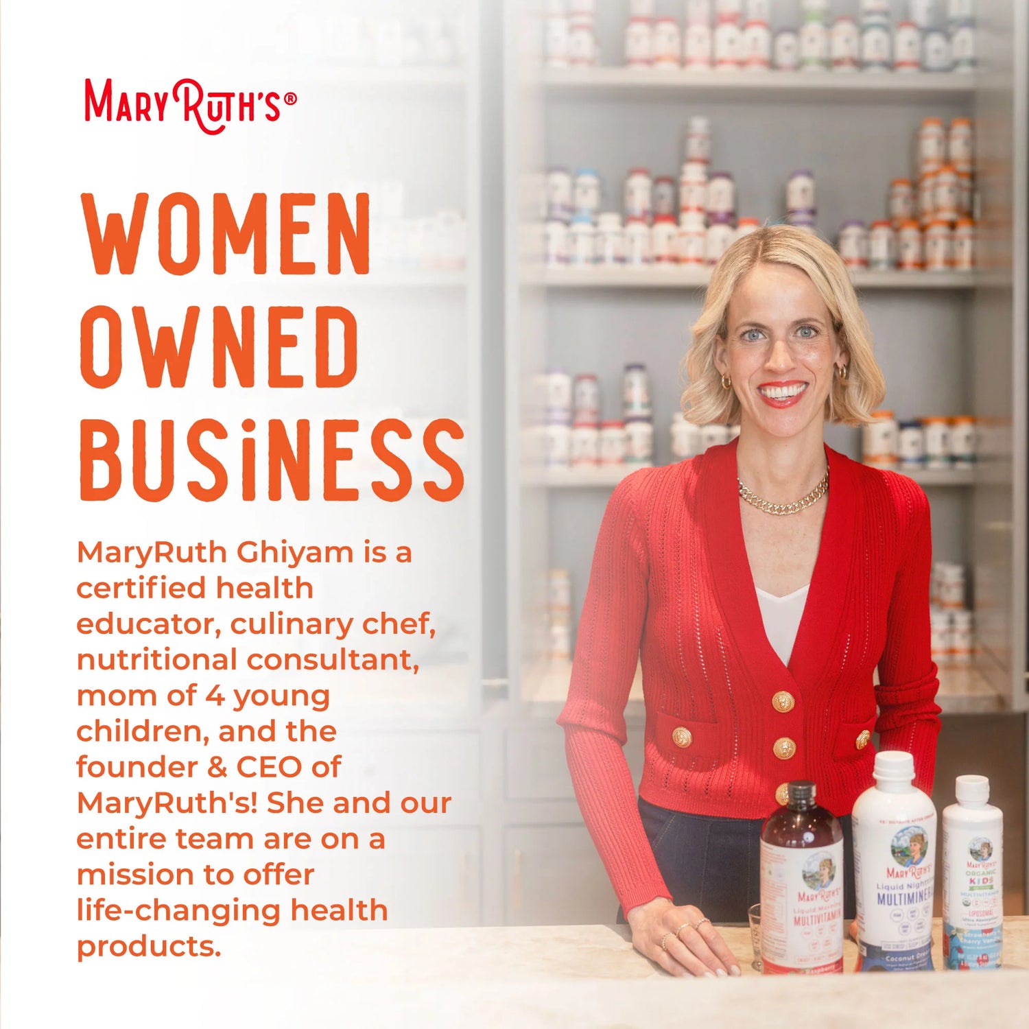 MaryRuth’s Organic Vitamin C Liquid Drops, Orange Vanilla
