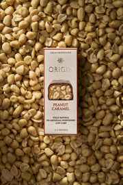 Origin Peanut Caramel organic vegan protein snack bar 45g