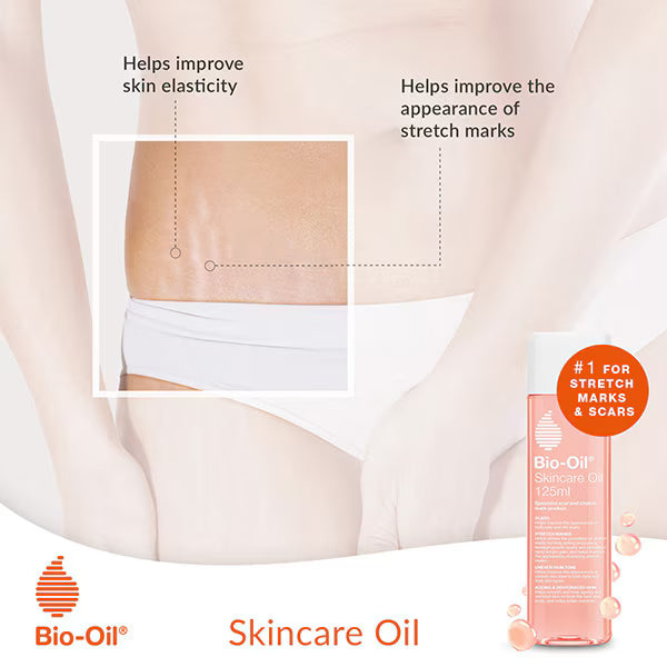 Bio-Oil Skincare Oil, plastic bottle packaging, fragranced formula, 60ml, face and body skincare use