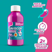 Gaviscon Double Action Mint Oral Suspension 300ml