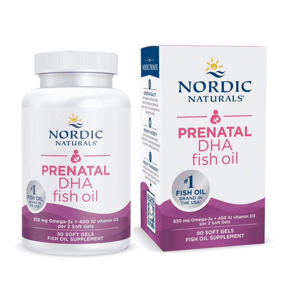 Nordic Naturals Prenatal DHA - 830mg Omega-3 & Vitamin D3 Softgels