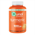 Qunol Turmeric Curcumin Gummies Tangerine 500mg 120 Count