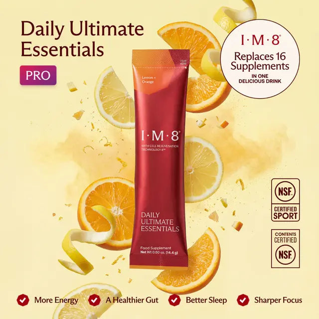 IM8 Daily Ultimate Essentials Lemon & Orange Starter Kit