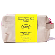 Fussy Coconut Milk Tropical Natural Body Care Gift Set bag