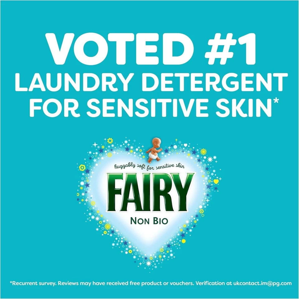 Fairy Non Bio Fast Dissolving Laundry Powder 50 Washes voted #1