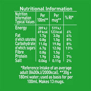 Nestlé Milo Chocolate Malt Drink Powder pouch chocolate flavour 400g ingredients and nutrition information panel