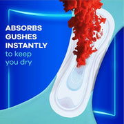 Always Ultra Day Size 1 Normal Wings 56 Pack. Absorbs gust instantly