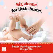 Huggies Pure Baby Wipes cleansing wipes usage instructions resealable packs 12 x 60 wipes