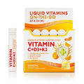 Shot di vitamina C D3 K2 zinco e probiotici Swedish Nutra arancia 30 x 25ml