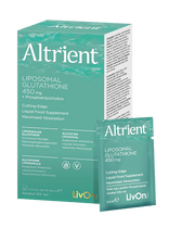 Altrient Liposomal Glutathione 450mg 30 sachets box packaging